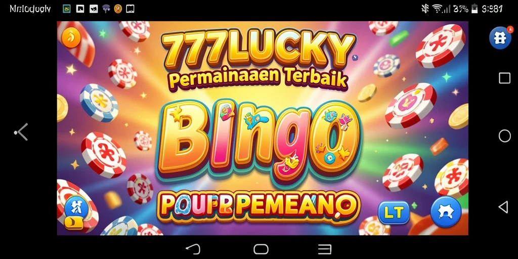 Screenshot gameplay yang menunjukkan keseruan bermain Bingo di 777LUCKY.
