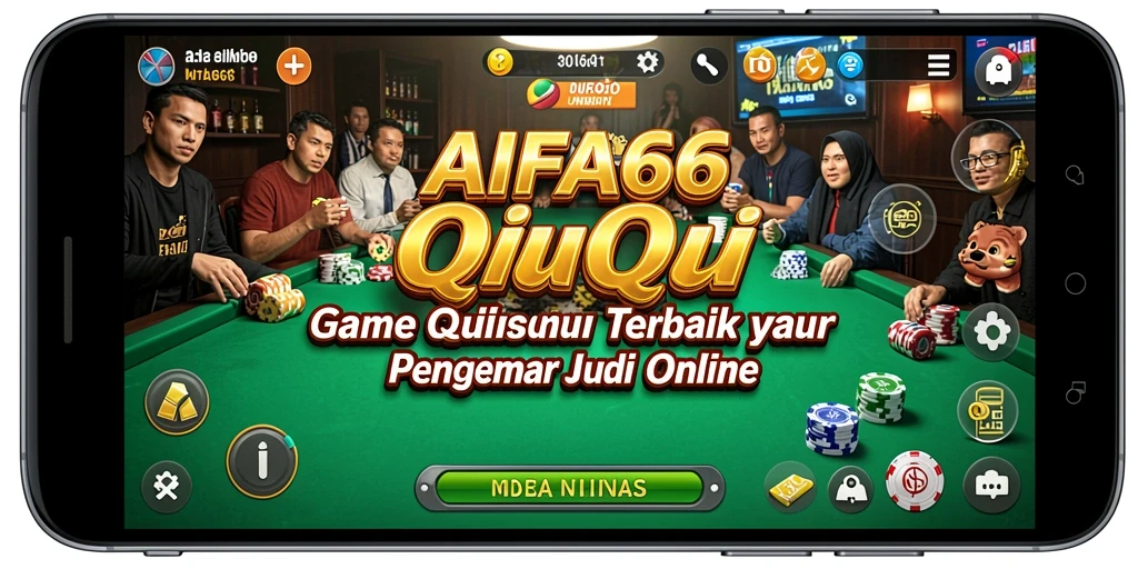 Screenshot gameplay AIFA66 menampilkan keseruan permainan QiuQiu.