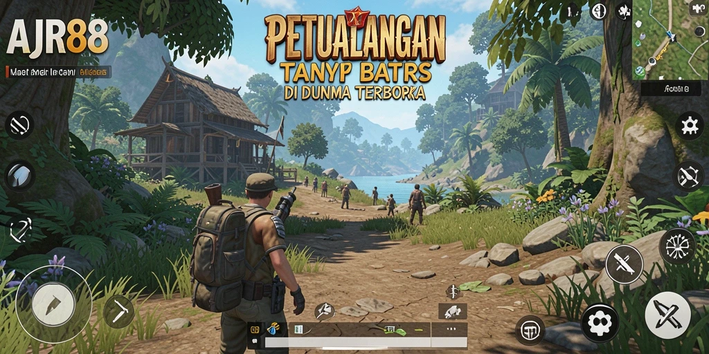 Screenshot AJR88 menampilkan eksplorasi dunia terbuka yang menakjubkan.