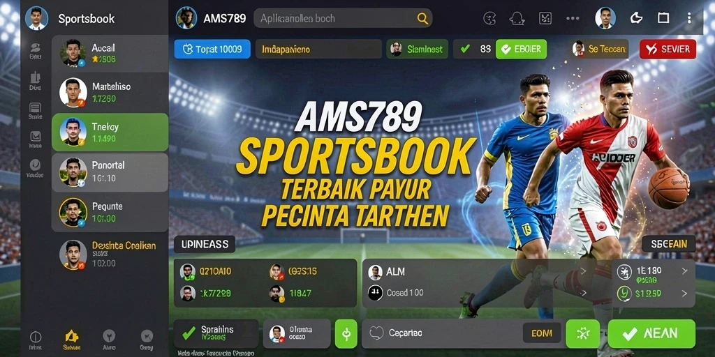 Tampilan screenshot AMS789 saat taruhan olahraga berlangsung.