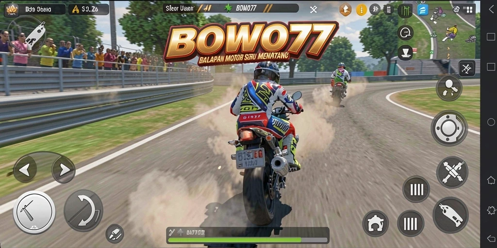 Gameplay mendebarkan motor racing di BOWO77 yang penuh aksi.