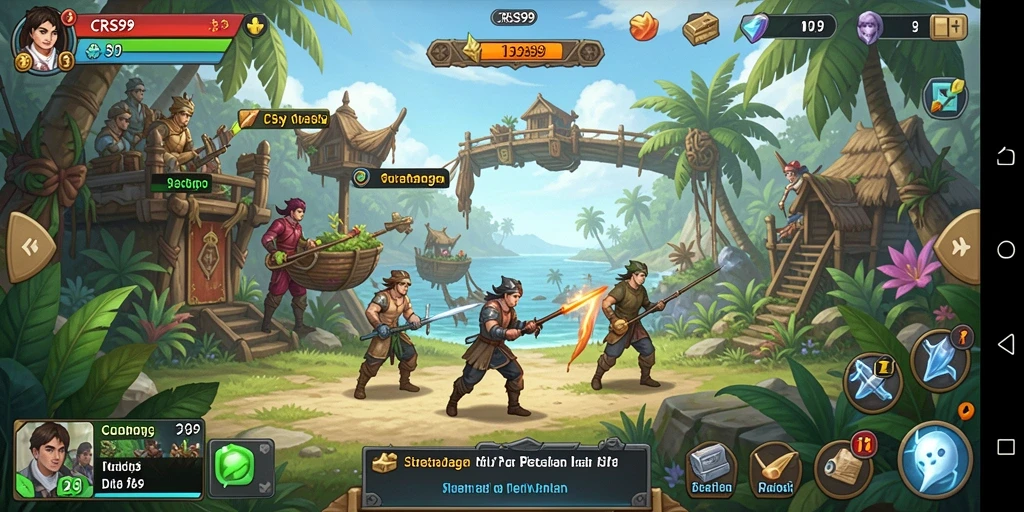 Gameplay menarik dan strategis di dunia SLG.
