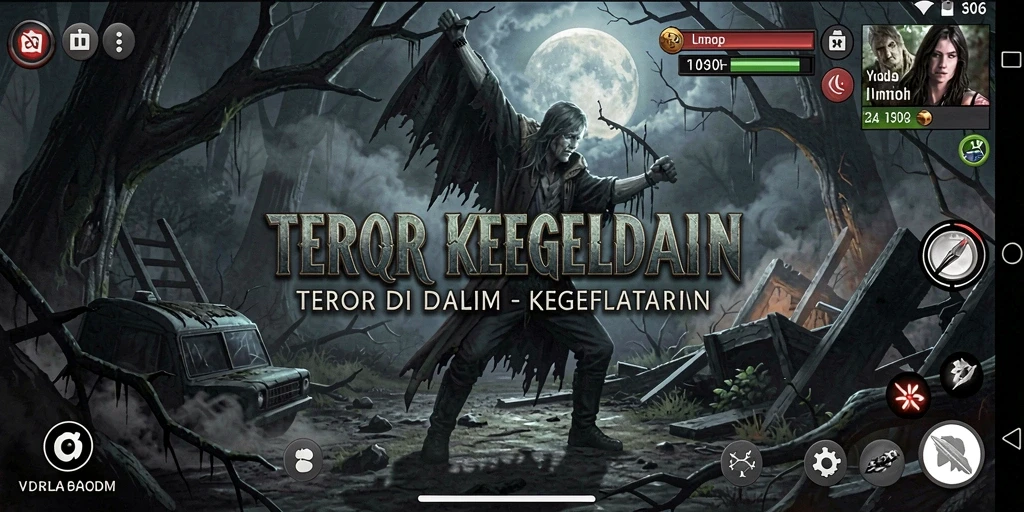 Menampilkan gameplay menegangkan yang memicu ketakutan.