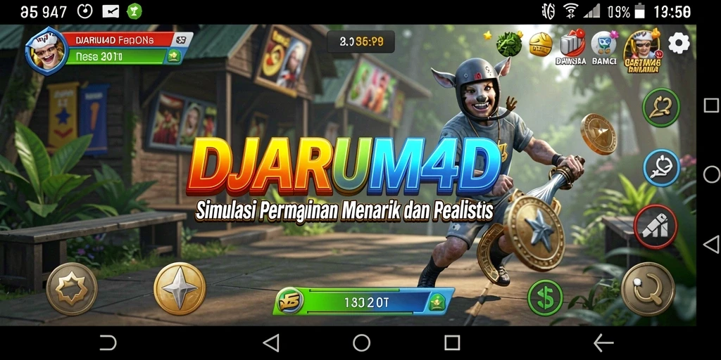 Tampilan gameplay DJARUM4D yang menakjubkan dan interaktif.