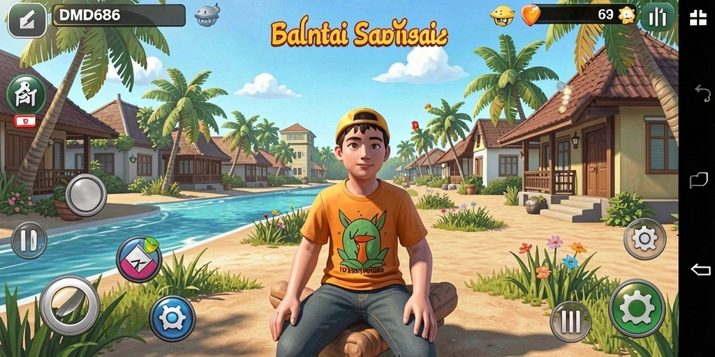 Tampilan gameplay <strong>DMD686</strong> yang mengasyikkan dan penuh warna.