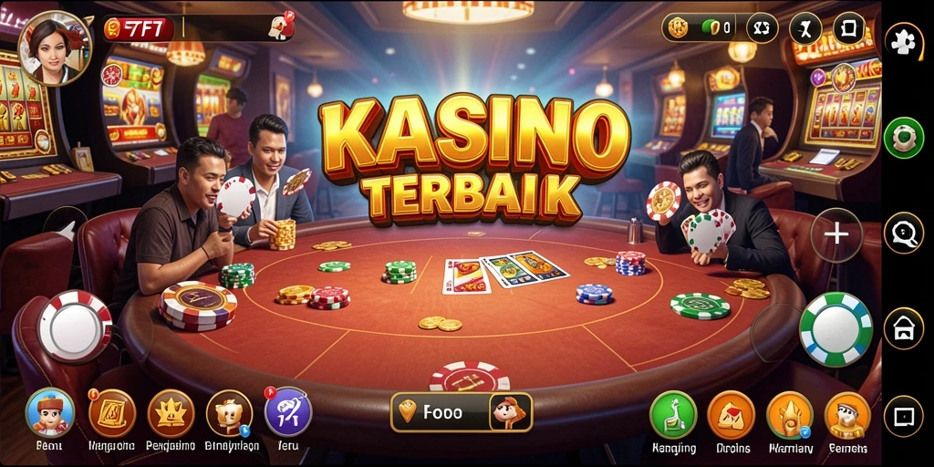 Tampilan gameplay Kasino yang mengasyikkan di F7F7.