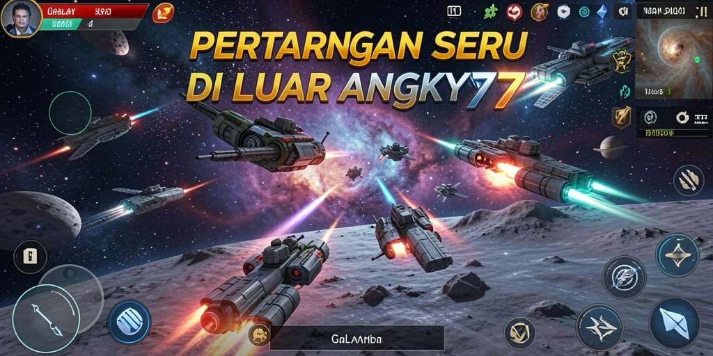 Tampilan menakjubkan dari gameplay epic Battle Royale GALAXY77.
