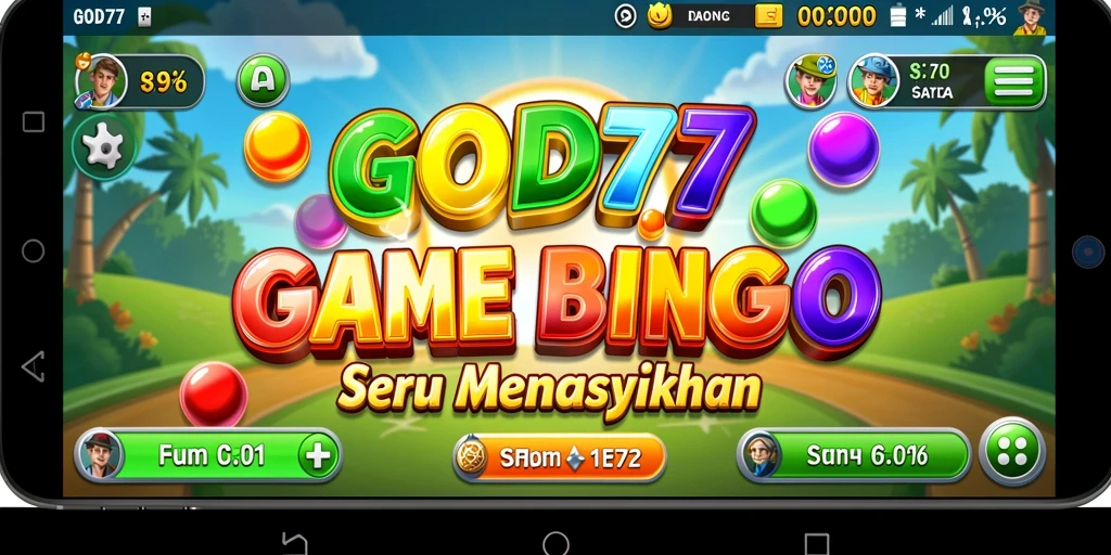 Tampilan gameplay Bingo seru di GOD77 yang menarik.