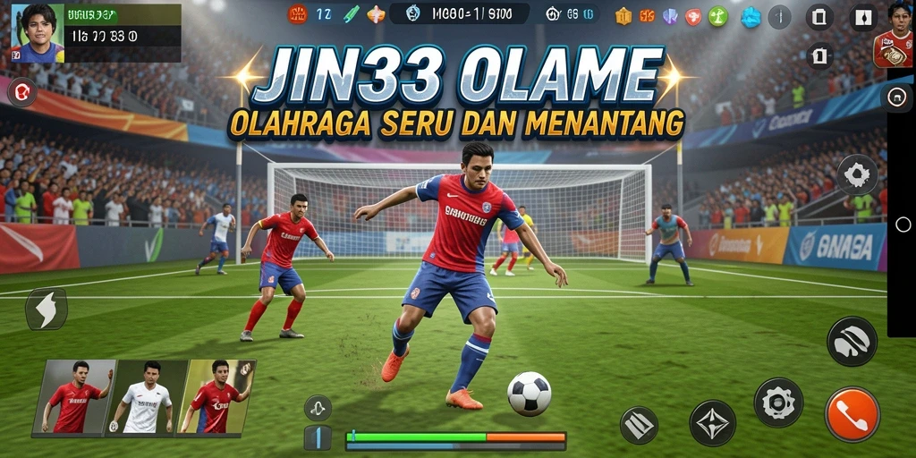 Screenshot gameplay JIN33 yang menampilkan aksi mendebarkan dalam olahraga.