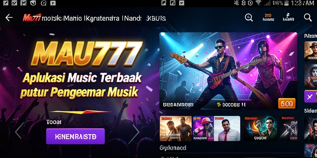 Tampilan gameplay menantang di aplikasi MAU777.