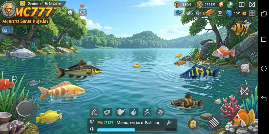 Tampilan gameplay MC777 menunjukkan keseruan memancing yang menakjubkan.