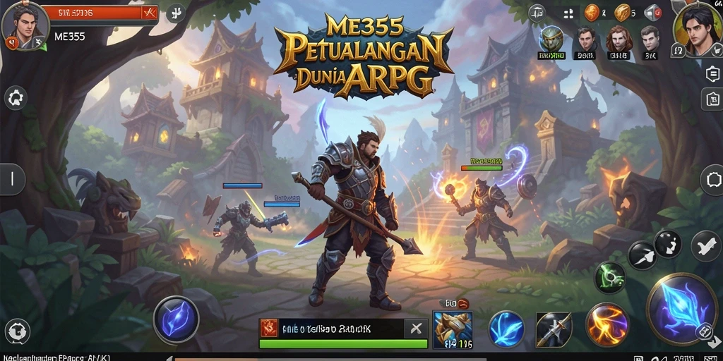 Tangkapan layar gameplay ME355 yang menunjukkan aksi seru dalam pertarungan.