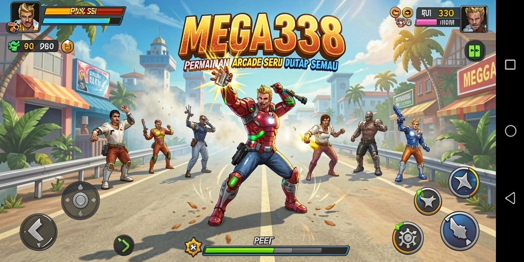 Screenshot permainan MEGA338 menampilkan aksi seru dan grafis menawan.