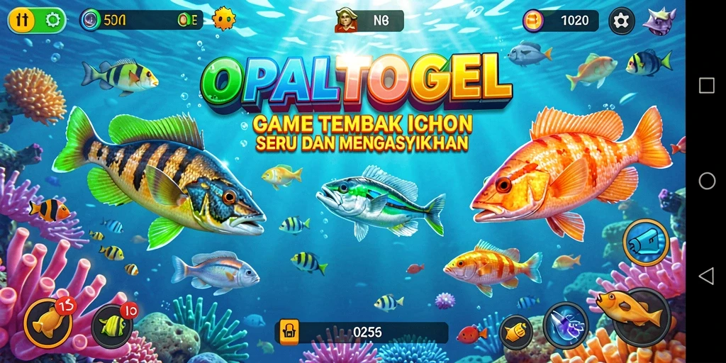 Tampilan gameplay OPALTOGEL yang menarik dan penuh aksi Tembak Ikan.