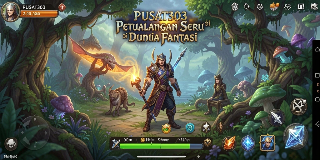 Tampilan gameplay PUSAT303 yang memukau dan penuh warna.