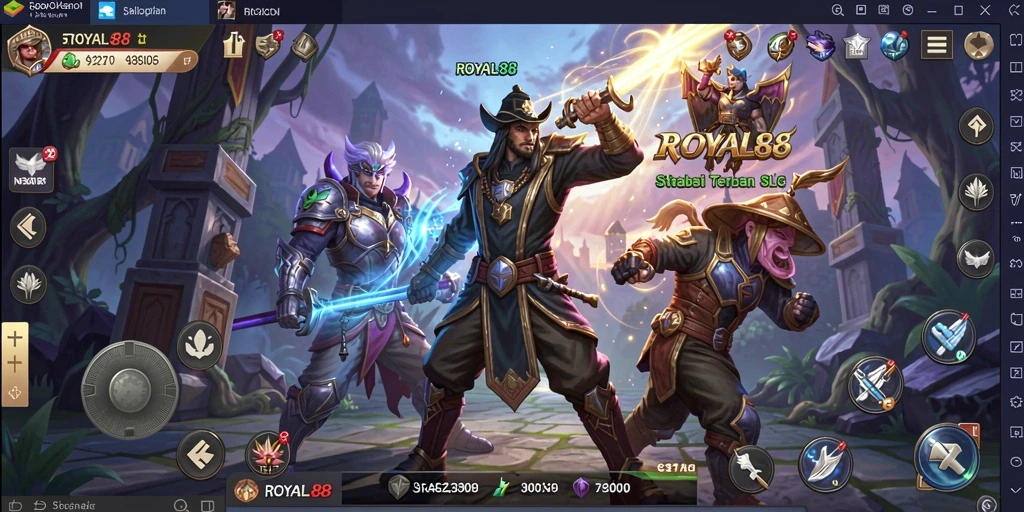 Tampilan menakjubkan dari gameplay <strong>ROYAL88</strong> yang penuh strategi.