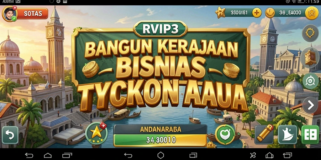 Tangkapan layar RVIP3 menampilkan pengalaman gameplay Tycoon yang menyenangkan.