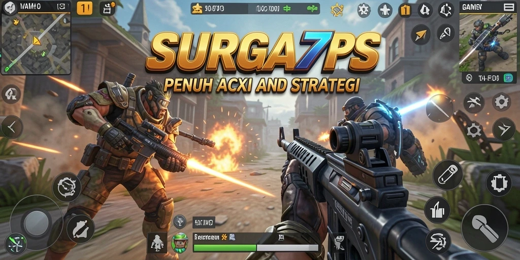 Tampilan gameplay menegangkan di SURGA77 dengan aksi luar biasa.