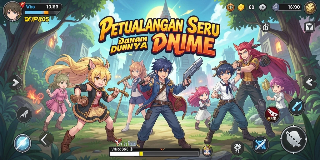 Tampilan permainan VIP805 yang penuh aksi dan warna.