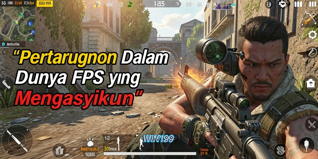 Gameplay seru dengan aksi tembak-menembak di WIN199.