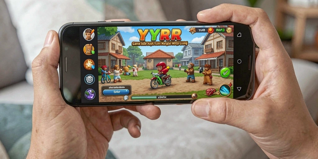 Tampilan gameplay YYRR dengan karakter dan tantangan menarik.
